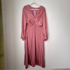 Petal & Pup Rose Pink Midi Dress